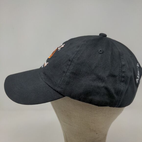 Tito's Handmade Vodka Men's Slideback Hat Black Embroidered Logo Austin Texas - Picture 5 of 12